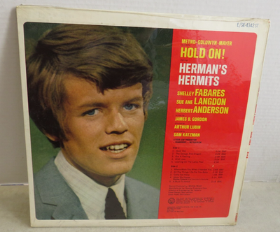【未開封新品】LPレコード Hermit Hermit HMT001 Hermans Hermits Hold On Soundtrack LP MGM Records Stereo E-4342ST