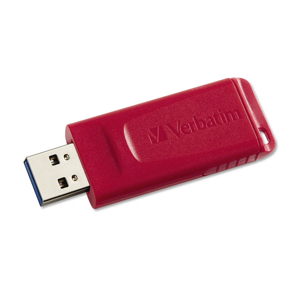 Verbatim Americas Llc 98703 Store 'N' Go Usb Flash Drive 8Gb Red Green Blue 3Pk - Image 3 of 4