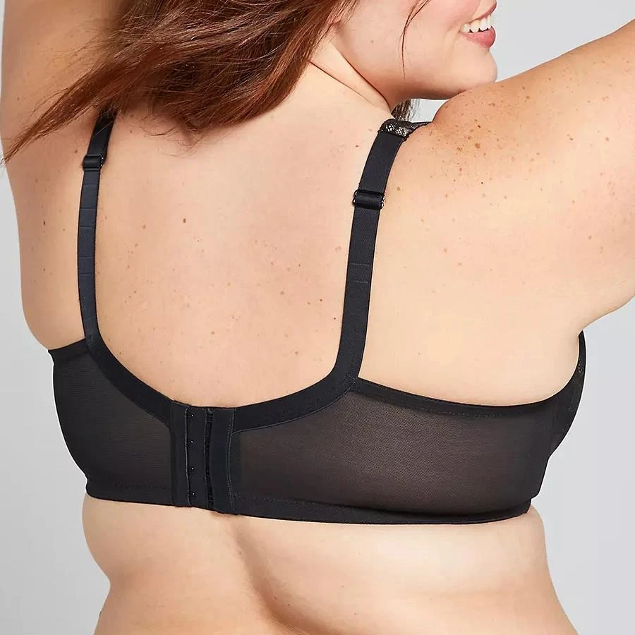Sujetador Balconette Lane Bryant Cacique Ligeramente Forrado Encaje 44DDD *Moca/Negro* ¡NUEVO CON ETIQUETAS! Foto 3 de 3