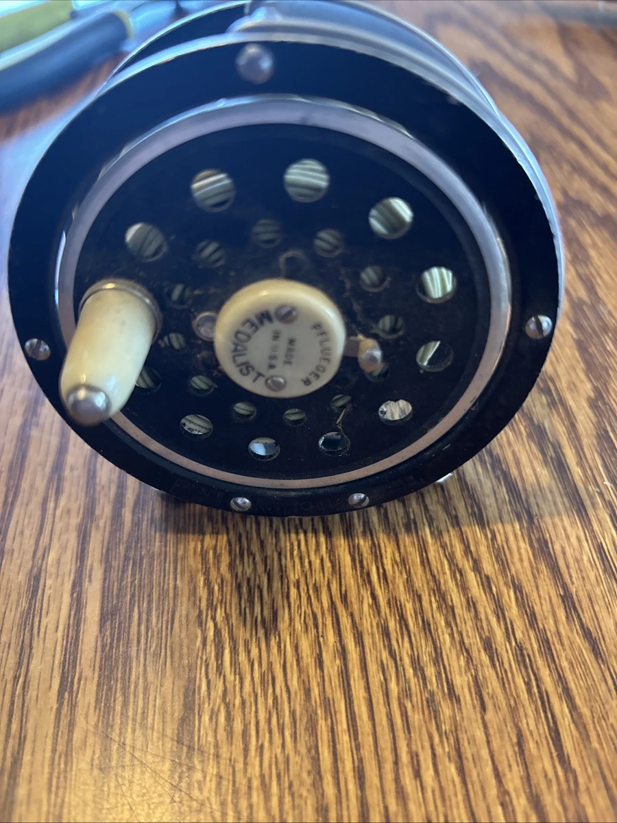 Moulinet De Pêche à La Mouche Vintage Pflueger Medalist 1494 - USA - Occasion