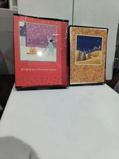 Lot of 2 Boxes of USA Christmas Holiday Greeting Cards, New Unused KMart Sealed 