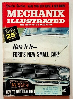 Mechanix Illustrated Magazine Oct 1959 Vol 55 No 10 Ford Falcon Fawcett