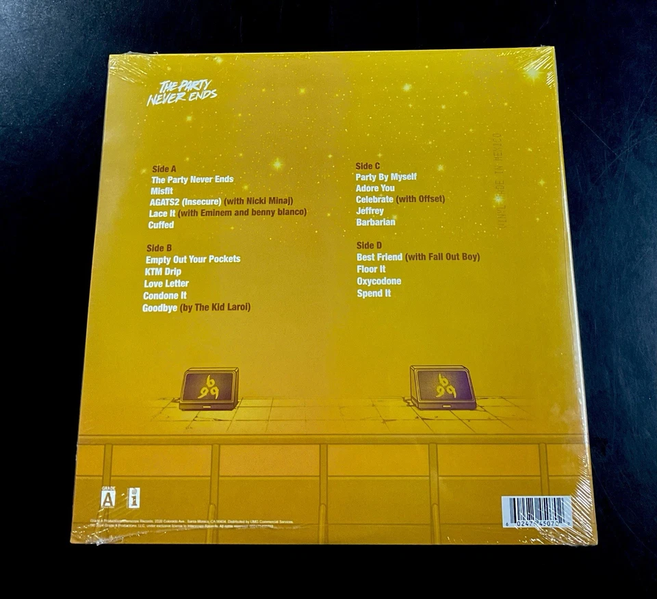 Juice WRLD – The Party Never Ends 2xLP On Coal Colored Vinyl Hip Hop - Image 3 of 3