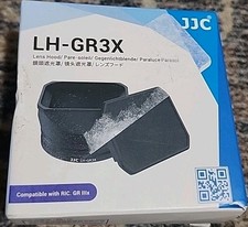 JJC LH-GR3X Metal Lens Hood Shade for Ricoh GR IIIx, GR3X, GRIIIX, HDF w/ Cap