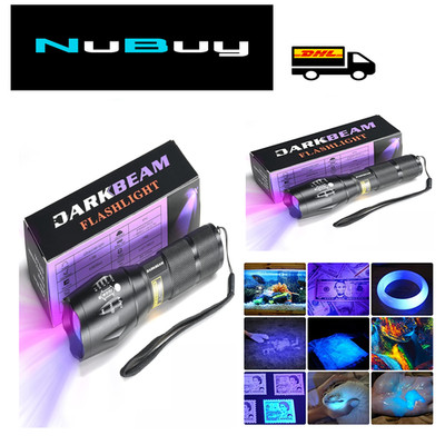 DARKBEAM UV 365 395 Taschenlampe Doppelt Wiederau