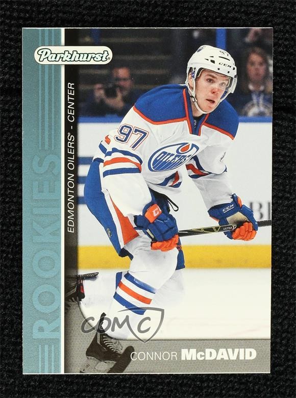 2015-16 Upper Deck Parkhurst Rookies Blue Connor McDavid #PR-1 RC