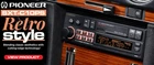 Pioneer SXT-C10PS - Retro Tape Deck Style Bluetooth DAB+ USB Aux Tuner Car Stere
