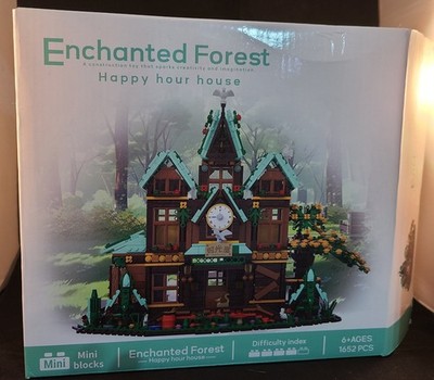 Mini building blocks NEW Happy Hour  Time House recommended for ages 6+ 1600+PCS