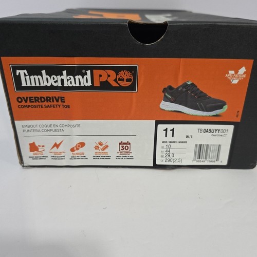 Scarpe da lavoro Timberland PRO uomo overdrive punta di sicurezza composita come nuove indossate una volta - Foto 11 di 11