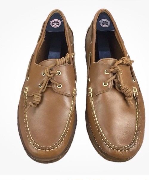 Thursday Boot Co. Handsewn Loafer Men Shoes Size 11.5 Lace up Boat Deck Leather