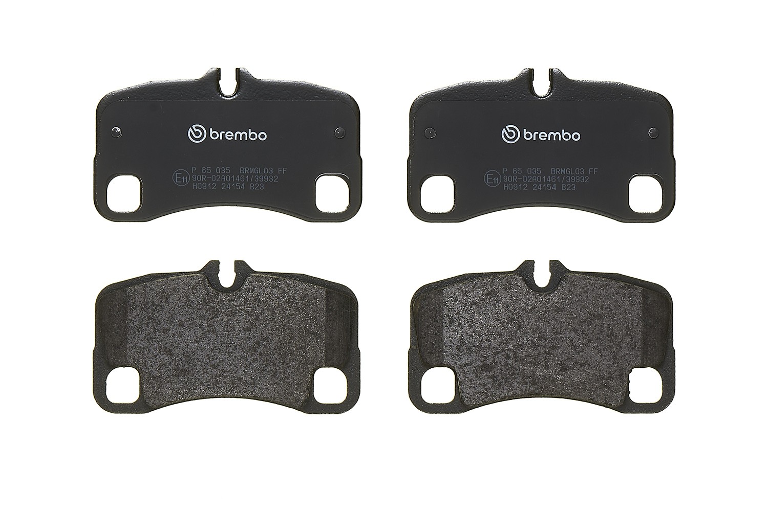 Für BREMBO P 65 035 HAM PADS. PORSCHE REAR - Bild 4