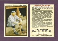 Shoeless Joe Jackson 2010 Monarch Corona Baseball card