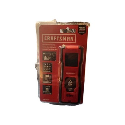 Craftsman Laser Distance Measurer 65'/20 M Range CMHT77638 Brand New