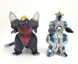 SpaceGodzilla & Moguera HG D+ Gashapon 2.5" Figure Bandai Godzilla Mogera