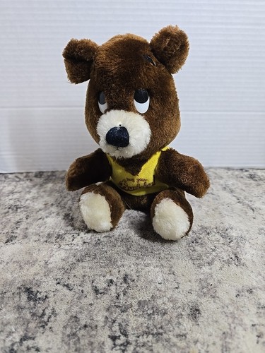 Vintage Dakin 1976 Buddy Teddybär mit T-Shirt "Hug Your Buddy" Plüschtier - Bild 1 von 5