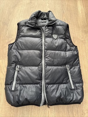 Emporio Armani Mens EA7 White Goose down vest Size M