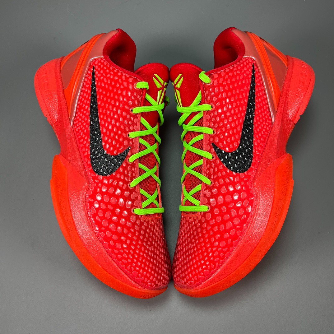 Nike Zoom Kobe 6 Protro Low Reverse Grinch FV4921-600 Men's