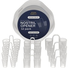 Nasal Dilators for Sleeping - 12 Nasal Cones for Breathing - Nostril Opener a...