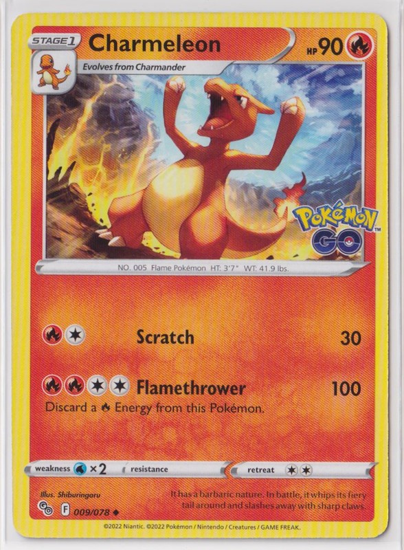 Pokemon Go - 009/078 Charmeleon