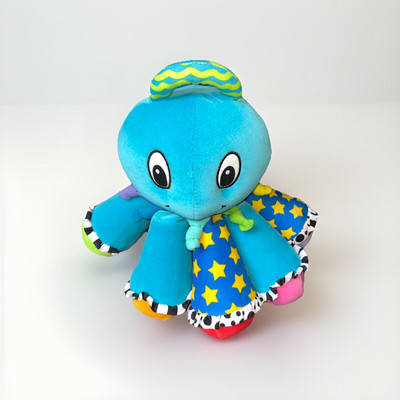 GROßE Lamaze MUSICAL OCTOPUS Tomy Plüschtier Stofftier Aktivität Sensorisches Spielzeug!