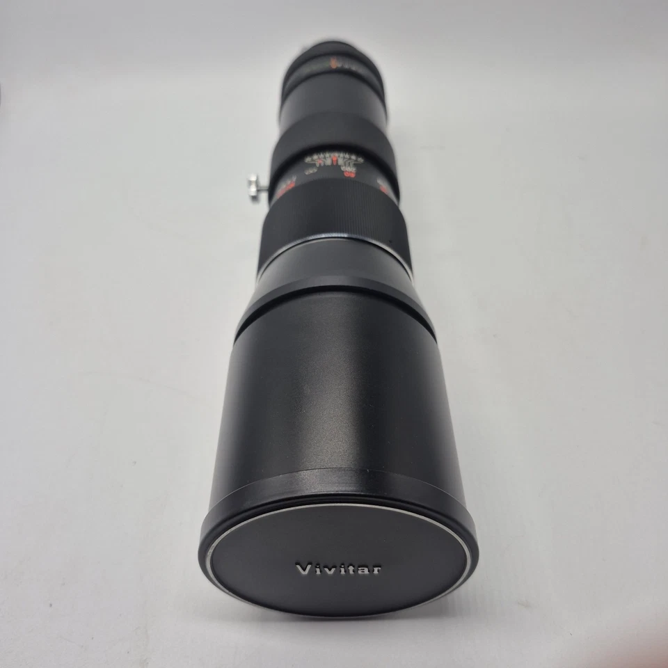 Vivitar Auto 400mm 1:6.3 Telephoto Lens,  Cap AND CASE Very Clean Carmex 720 1A  - Image 4 of 4