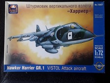 Ark Models 1/72 Hawker Harrier GR.1 V/STOL Attack Aircraft Model Kit 