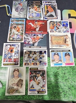 Justin Verlander 16 Card Lot Houston Astros (L02)   
