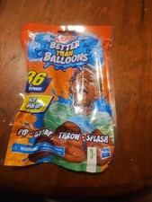 NERF Better Than Balloons Water Pods 36 Pods Pop Easy 1 Piece Clean Up New