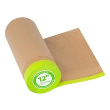 Pre-Taped Masking Paper for Painting - 12 inch x 50 feet Tape and Drape 1 Roll