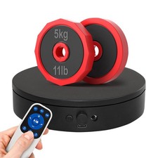 Motorized Rotating Display Stand with Remote, 4.53in 360 Electric Turntable f