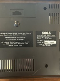 SEGA Master System Video Game Console 3 Controllers 19 Games Papers Hookups