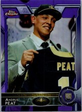 2015 Topps Chrome #133 Andrus Peat Purple Refractor