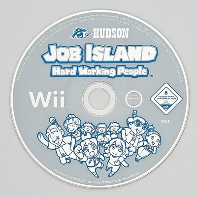 Nintendo Wii Partyspiel JOB ISLAND - HARD WORKING PEOPLE dt. Remote Minispiele