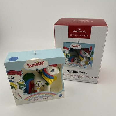 Hallmark Keepsake 2025 Retro Twister Right Hoof Red  My Little Pony Ornament