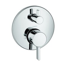 Hansgrohe 04230000 Ecostat Thermostatic Trim S with Volume Control in Chrome