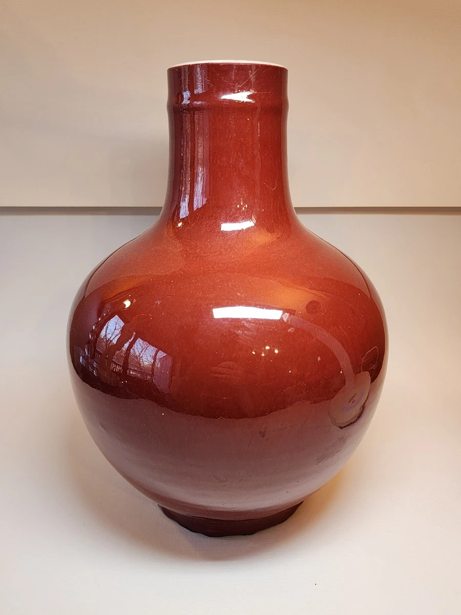 红色古董原始1800年以前中国古董花瓶| eBay