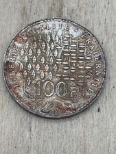 Pièce 100 Francs 1982 Panthéon Argent France Collection Numismatique Authentiq
