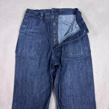 Bronson Naval Jeans Mens 30 Blue Selvedge Buckleback US Naval Clothing Factory