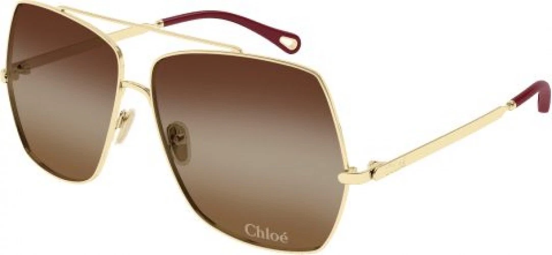 Chloe — NEW Chloe CH0278S Sunglasses 001 GOLD 100% AUTHENTIC