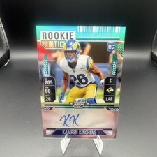 2024 Panini Contenders Optic Rookie Ticket Kamren Kinchens #167 Teal Prizm /99 …