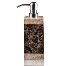 Hand Liquid Lotion Soap Dispenser Pump Bottle Natural Marble for Kitchen Bath...