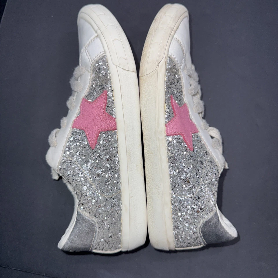 Zapatillas De Colección Havana Gloria Estrella Brillo Cremallera Lateral Preppy Diseñador Lujo 4 Foto 3 de 4