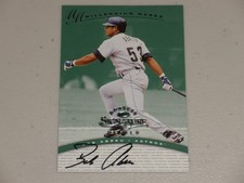 1997 Donruss Signature Series Millennium Marks Auto Bobby Abreu 1038/1000