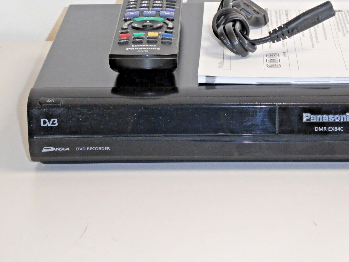 Panasonic DMR-EX84C DVD-Recorder / 160GB HDD Schwarz, FB&BDA Panasonic DMR-EX84C DVD-Recorder / 160GB HDD Schwarz, FB&BDA