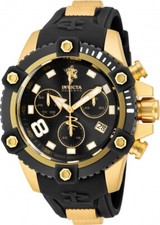 Invicta Men's Sea Base Quartz Silicone Strap Two Tone Analog Wrist Watch 17976