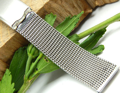 Vintage High Grade JB Champion Mesh watch band 19mm 3/4 inch bracelet 1960s 1970