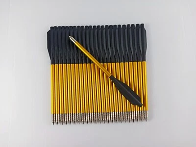 SMB Perno de aluminio 6,5" para ballesta pistola 24 piezas cargador ballesta flechas