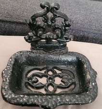 RUSTIC Style CAST IRON Soap Dish, very Versatile BATHROOM, KITCHEN, BUSSINESS C