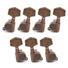 4L3R 7 Strings Electric Guitar Tuning Pegs Tuners Machine Heads Red copper