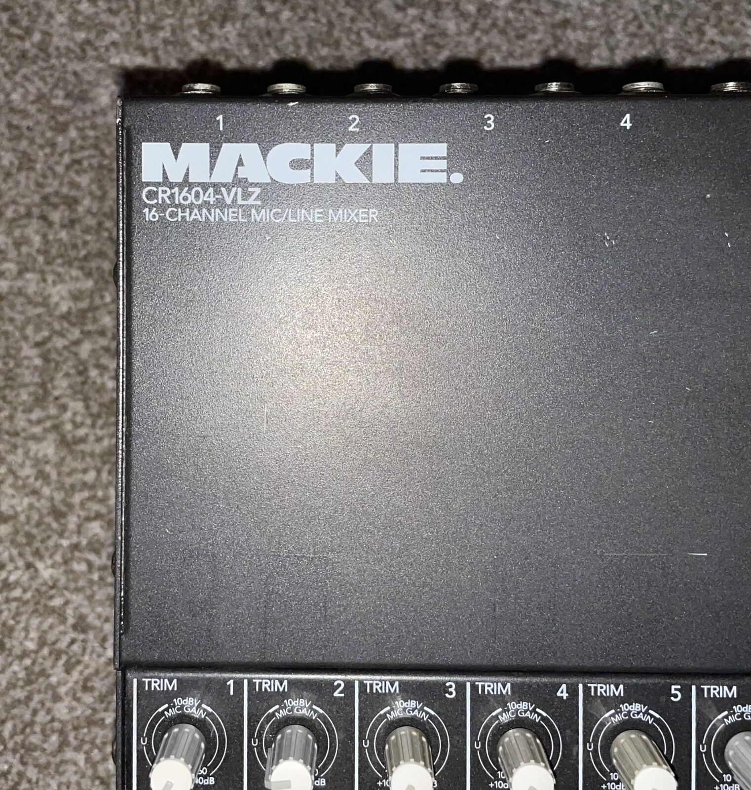 Mackie CR1604VLZ 16Channel Mic / Line Mixer Made in USA eBay